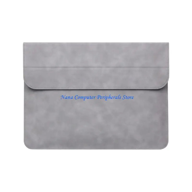 F68C Luxury 10/14/15inch Laptop Sleeve with Stand Full Leather Interior Shock Absorbing Padding Storage Travel Friendly