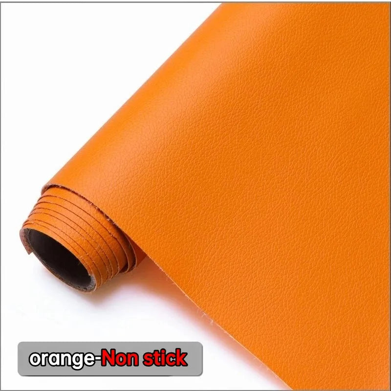 Non-stick  Faux Leather Fabric Soft Synthetic PU Fabric Material DIY Crafts Leather Sofa Upholstery Renovation 50/100/200*160cm