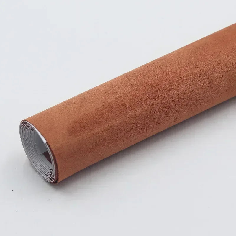 0.7mm Self Adhesive Suede Fabric Faux Leather Velvet Cloth for DIY Decor Interior Renovate Car Roofing Fabric Repair Sticker