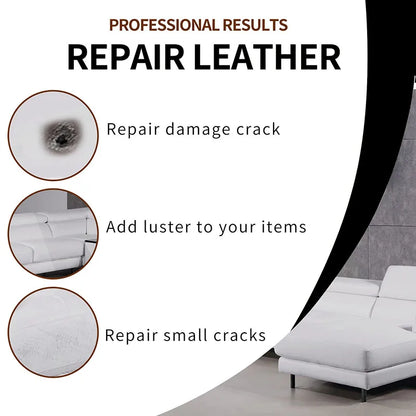 Leather Repair Gel Color Repair Filler Refurbishing Cream Car Seat Home Leather Complementary Repair Paste Leather Cleaner