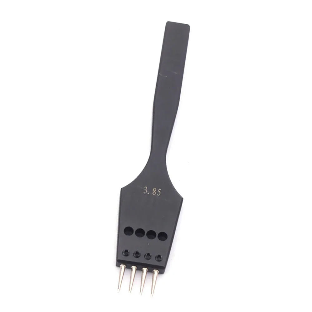 Leather Punch Tool Sharp Head Replaceable Pricking Iron Removable Round Hole Punch DIY Leather Craft Chisel 4 Size Available