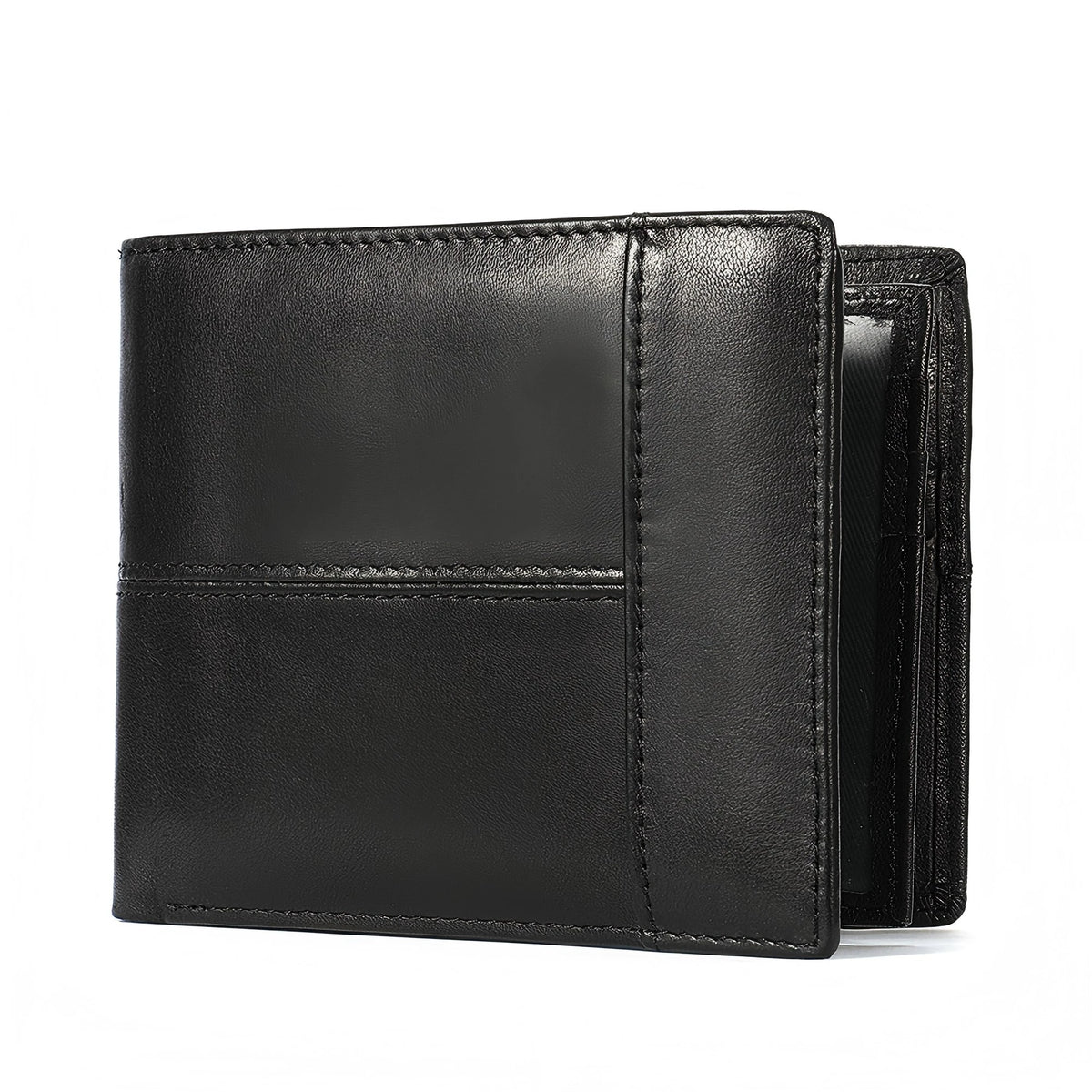 Genuine Leather RFID Wallet for Men with Coin Purse Cardholder Money Bags Genuine Leather Wallet
