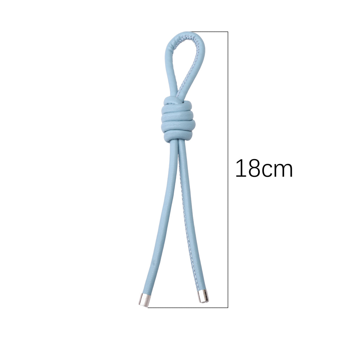 1 Stripe/Bag PU Leather Knotting Rope 18cm Colorful Woven Thread Pendants Handmade DIY Making Keychain Phone Chain Accessories