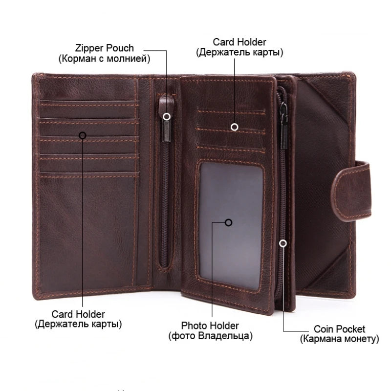  Fashion Luxury Genuine Leather Wallet For Men Multifunction Card Id Holder Coin Short Wallets Unsiex Purse portefeuilles homm