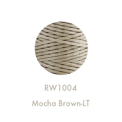 150D 0.8MM Flat Waxed Sewing Thread 260Meters Waxed Thread For Leather Waxed Cord For Leather Craft Hand Stitching Thread
