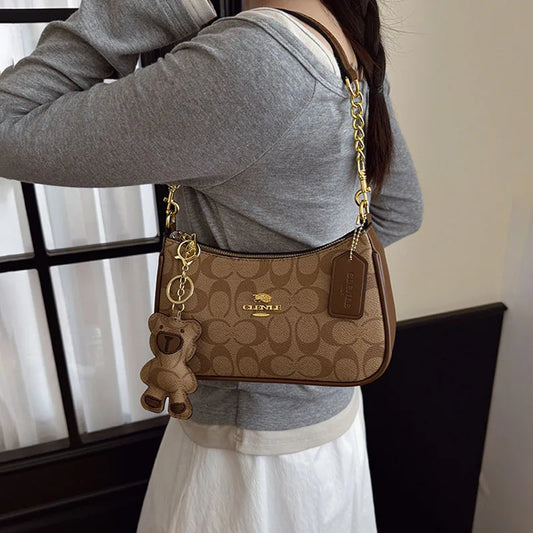 High-end style handbag for women, 2025 new model, unique and fashionable, trendy, retro, simple and elegant small square bag