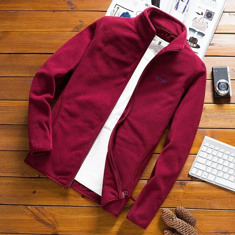 Streetwear Men Fleece Tactical Softshell Military Varsity Jacket outwear Sport Tourism Mountain Camping Coats men Army jackets