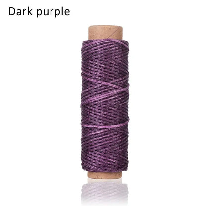 30m/roll 150D Flat DIY Hand Stitching Leather Sewing Line Waxed Thread Cord