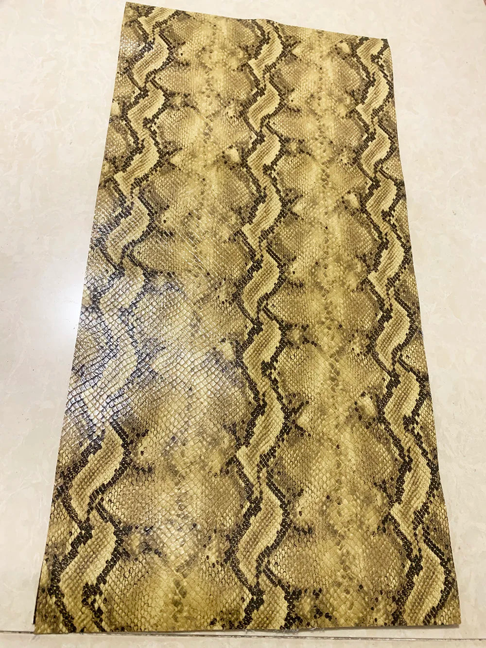 30x60cm Embossed Python Head Leather Cowhide Embossed Leather Handmade DIY Leather Handmade Leather Fabric Various Colors
