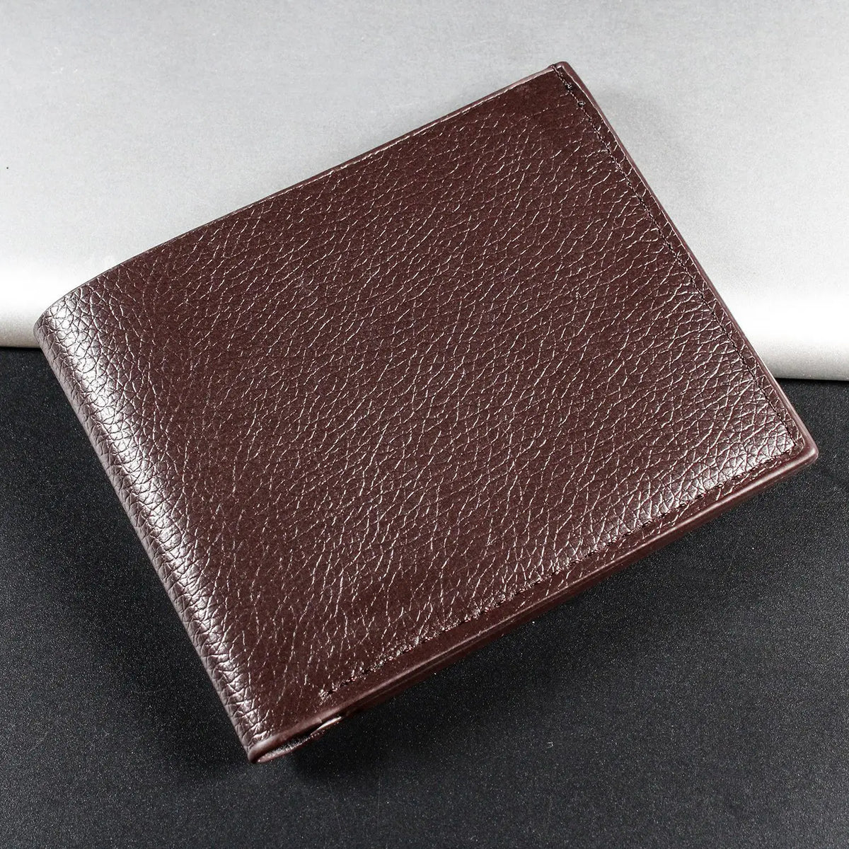Men Short Soft Pu Leather Wallets Vintage Thin Male Credit Card Holder Black Small Money Purses Large Capacity Card Holder Bag