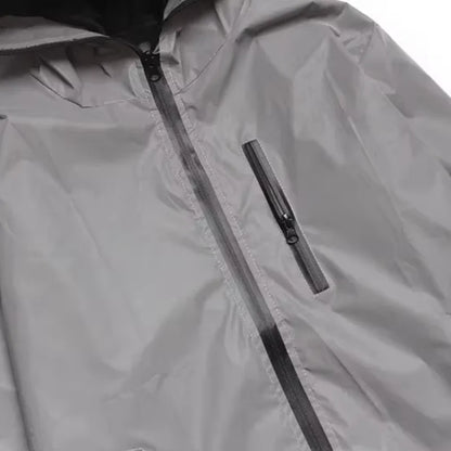 New Men / Women Full Reflective Jacket Night Shiny Zipper Harajuku Windbreaker Jackets Hooded Hip-hop Streetwear Coats Male