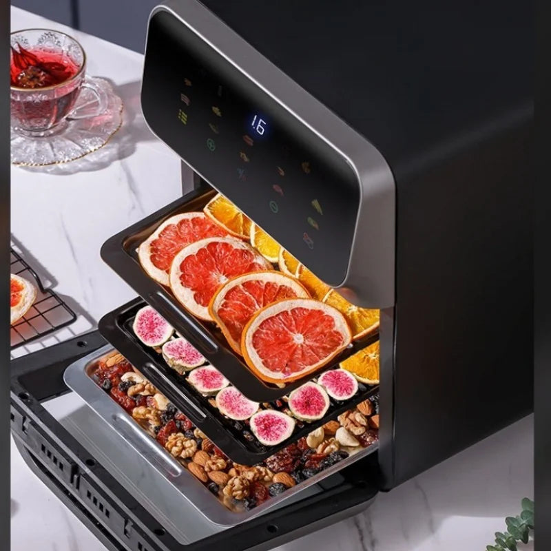 DIVEDEER new 10L multifunction oven intelligent air fryer household multi-layer baking electric oven