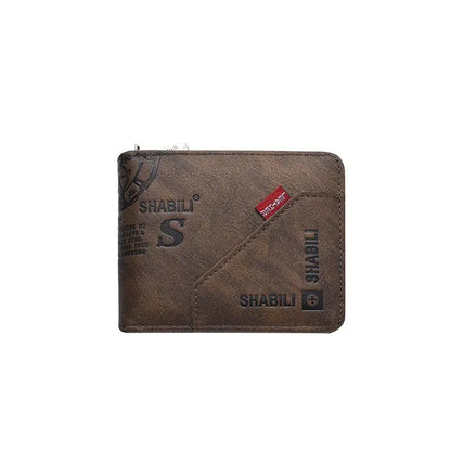 WERLLANDS PU Leather Short Wallet Slim Portable Business Purse Card Holder For Men