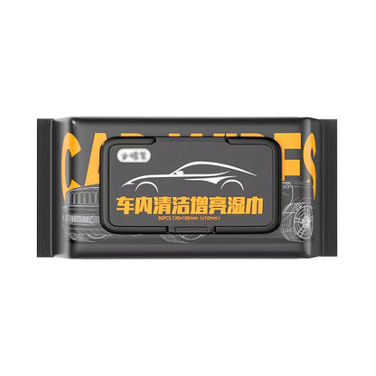 Car Leather Cleaning Wipes Multi-Functional Interior Detailing Leather Conditioning Disposable Cleaning