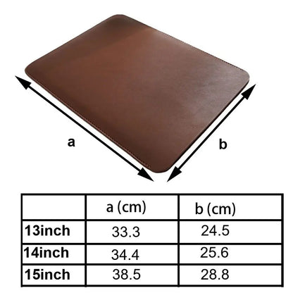 13 14 15 Inch Laptop Sleeve Carring Case PU Leather Water and Splash Proof Notebook Case for Lenovo Dell Laptop Bag