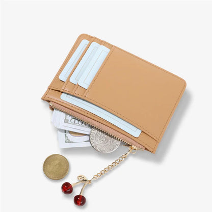 Luxury Design Wallets for Women Multi-Function Card Holder PU Leather Female Small Card Bag Short Women's Purse