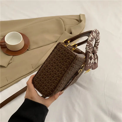 Luxury Leather Tote Bag for Ladies - Water-Resistant Designer Inspired Handbag with Interior Organizer