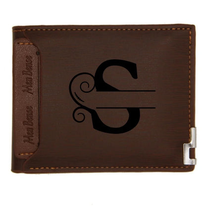 Personalized Leather Wallet for Men – Custom Engraved Name or Monogram –   Bifold Wallet – Custom Gift for Dad,