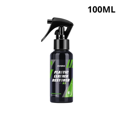 50/100/300ml Car Interior Part Liquid Leather Plastic Renovator Refreshing Restorer Foam Cleaner Spray Refurbishment Paste Auto