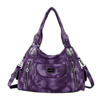 Brand Luxury Women Handbags 2021 High Quality Soft Leather Shopping Tote Bag Multifunction Large Capacity Messenger Shoulder Bag