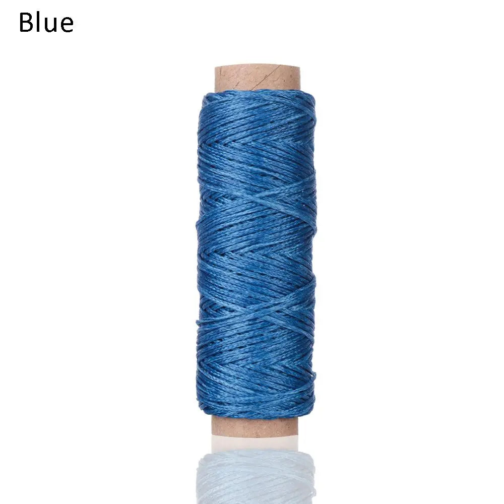 30m/roll 150D Flat DIY Hand Stitching Leather Sewing Line Waxed Thread Cord