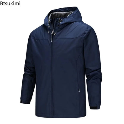 Outdoor Jackets for Men Waterproof Breathable Casual Coats Spring Autumn Men Windbreaker Jackets Cycling Mountaineering Clothes