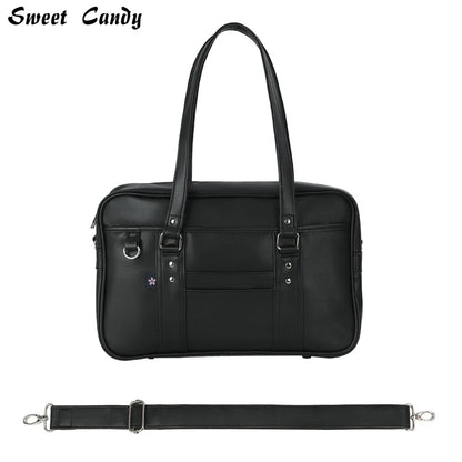 Briefcase High Students Bag Schoolbags Shoulder Bags 14-16 Inch Laptop Bag's Messenger Bags Office Handbag PU Leather Tote Bag