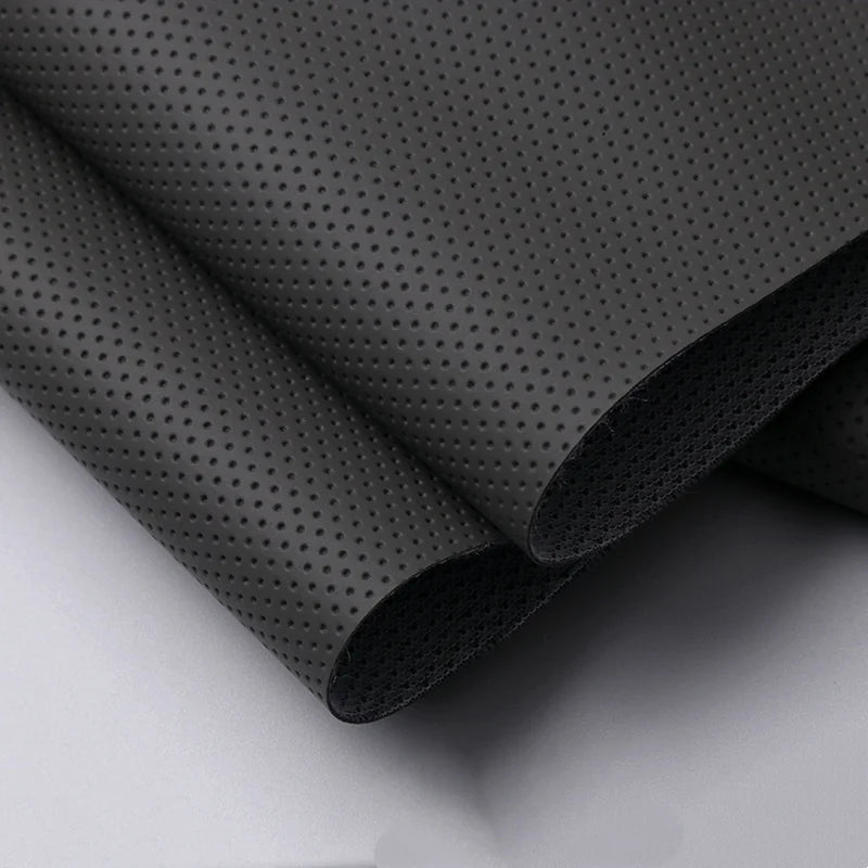 Not Stick Perforated Holes Leather Fabric Faux Leather Fabric for Furniture Couch Car Seat Office Chairs Sofa Repair Refurbished