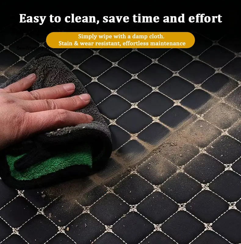 Leather Car Trunk Mat For Leapmotor B10 Accessories 2025-2027 Carpet Anti Dirty Mat Floor Tray Liner Car Interior Accessories