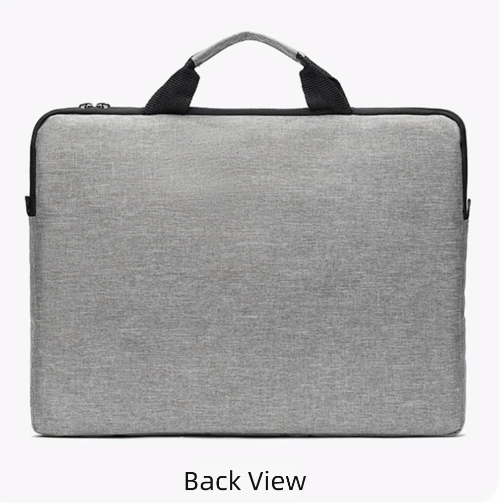 Business Style Laptop Handbag Ultra Thin Shockproof Laptop Sleeve Case Large Capacity with Handle Laptop Protective Pouch