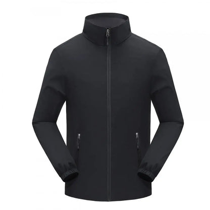 Men's And Women Lightweight Softshell Jacket Waterproof Windbreaker Climb Hiking Coat Custom Logo Print Design Unisex Outerwear