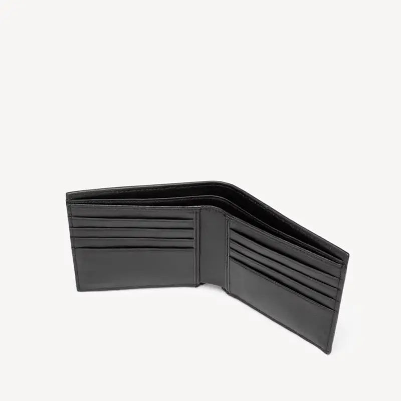 100% Genuine Sheepskin Woven Wallet Short Wallet Men's Leather Wallet Multi Slot Ticket Holder Men's Ultra-thin Wallet Purse