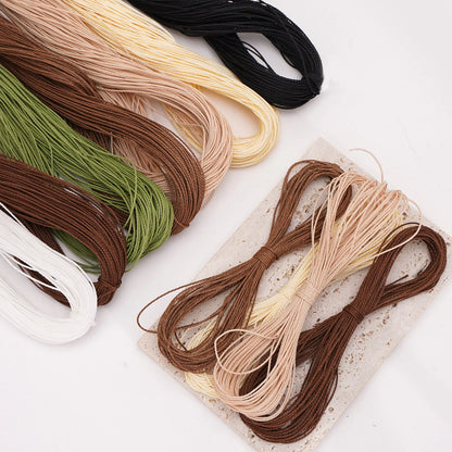 1mm Waxed Thread Polyester Waxed String for Crafts Leather Sewing Jewelry Making DIY Tools High Strength Waterproof Waxed Cord
