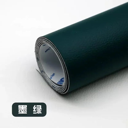 PU Artificial Faux Leather Self-adhesive Fabric for Upholstery Interior Car Seats Patches Bags Furniture Leatherette Fabrics