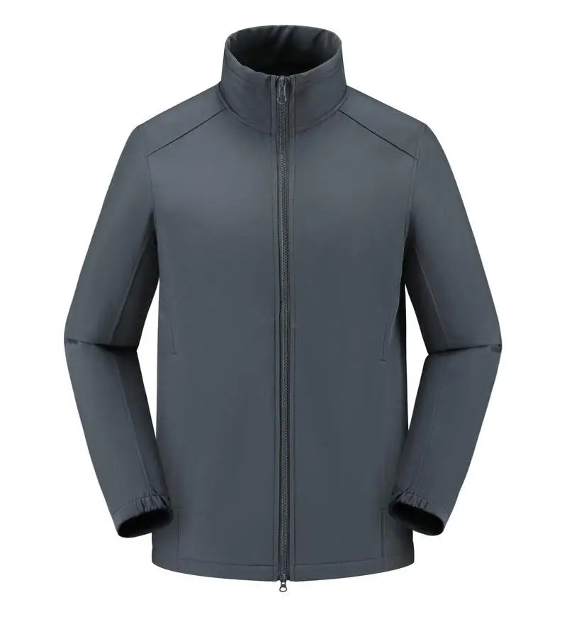 Outdoor Tactical Soft Shell Jacket Men And Women Plus Velvet Thickened Handsome Tough Guy Waterproof Jacket Diy Logo Ls-c615