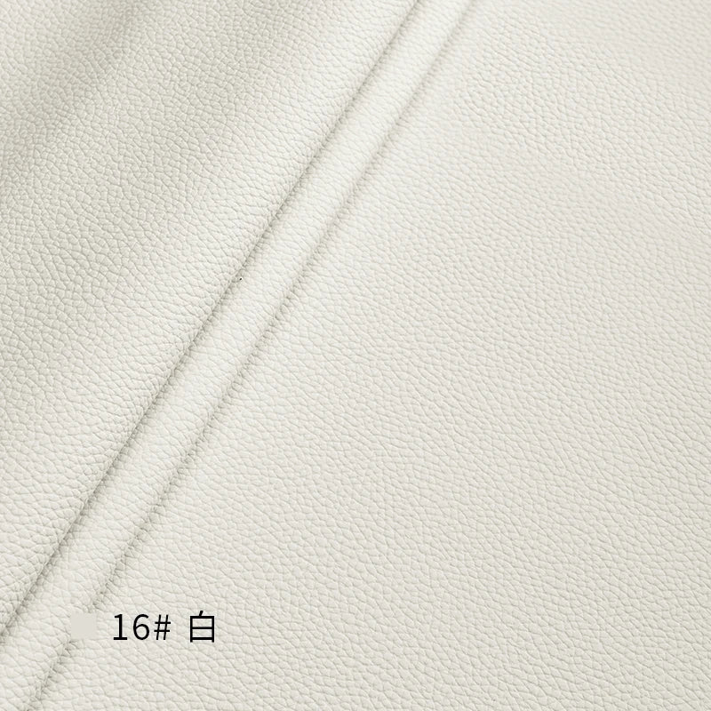 Litchi Textured PU Leather Fabric Thickened for Sofa Car Seats Designer Handmade Diy Sewing Material Cloth By The Meter