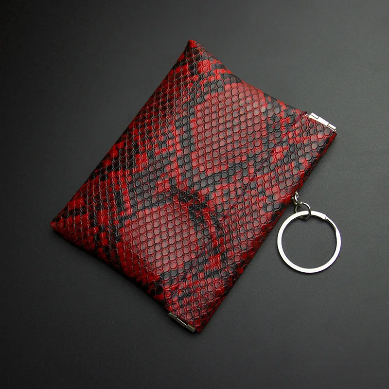 Fashion Leather Key Wallet Women Men Coin Housekeeper Keychain Purse Organizer Bag Car Keys Cover Key Holder Case Card Holder