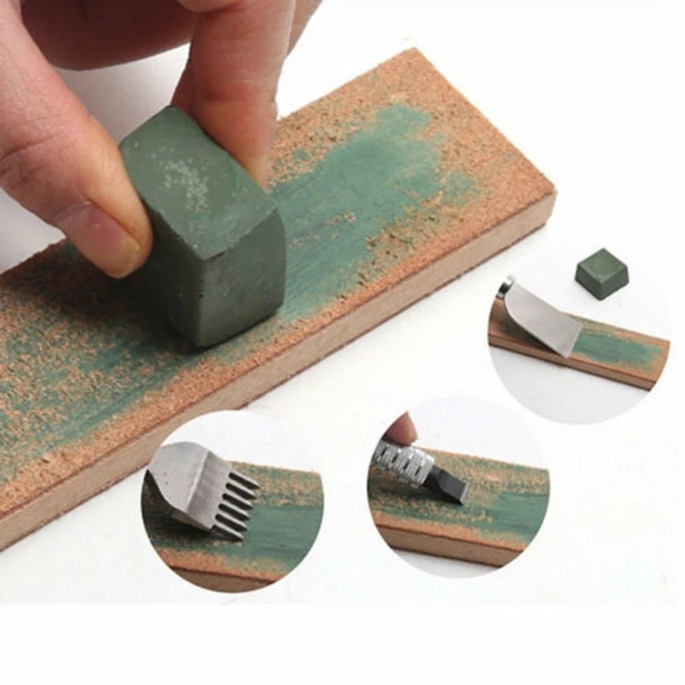 Leather Abrasive Paste Strop Sharpening Polishing Cream Compound Wax Leathercraf