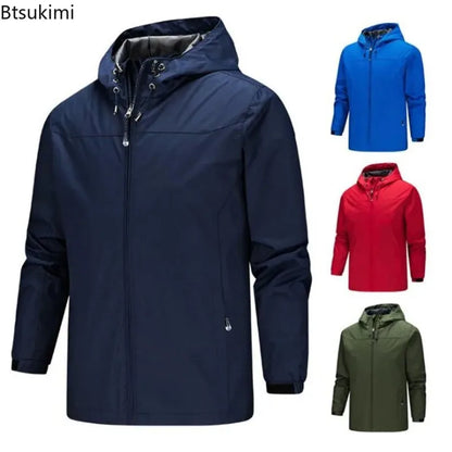 Outdoor Jackets for Men Waterproof Breathable Casual Coats Spring Autumn Men Windbreaker Jackets Cycling Mountaineering Clothes