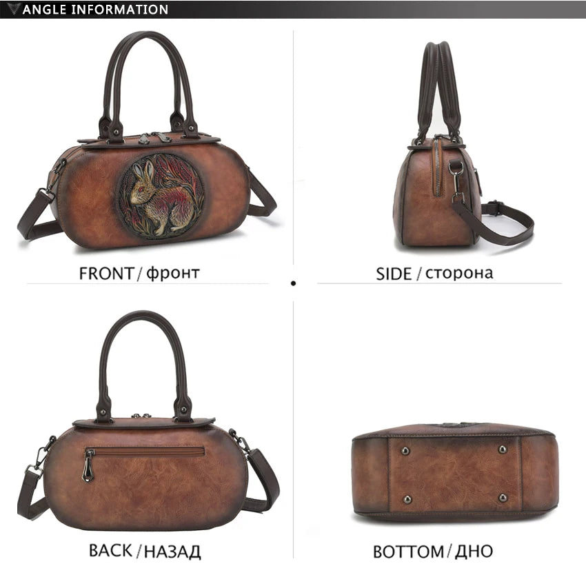 Luxury Designer Handbag Women Shoulder Bag Classic Retro Handbag 3D Oval Torebki Gift Pack Simulated Leather Small Crossbody Bag
