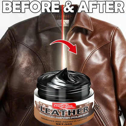 Leather Repair and Nourishing Cream, Shine Enhancer for Car Seats, Leather Sofas, Shoes and Bags