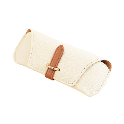 Leather Reading Glasses Bags Woman Men Portable Protective Travel Sunglasses Case Fashion Eyewear Protector Outdoor Storage