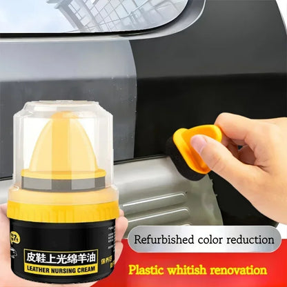Leather Repair Cream Liquid Shoe Polish Nursing Shoes Leather Cleaner Shoes Polishing for Leather Shoes Sofa Seat Renovation