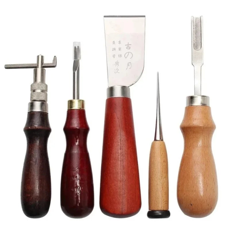 37 Piece DIY Leather Carving Tool Set Handmade Leather Sewing Set Leather Tool Set Home DIY Clothing Hand Tools