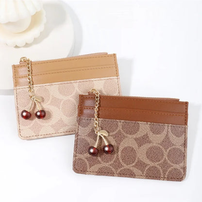 Luxury Design Wallets for Women Multi‑Function Card Holder PU Leather Female Vintage Small Card Bag Short Women's Purse