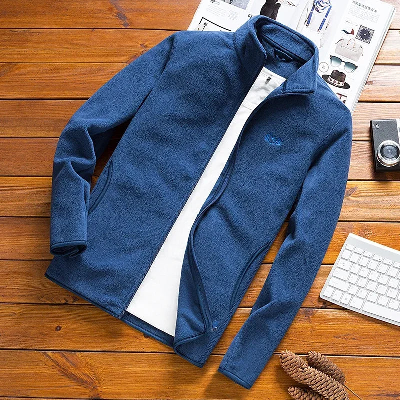 Streetwear Men Fleece Tactical Softshell Military Varsity Jacket outwear Sport Tourism Mountain Camping Coats men Army jackets