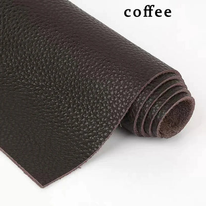 Genuine leather, top layer cowhide, brown leather fabric, imported leather, whole coffee sofa, bedside soft bag, leather