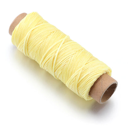 50yard/roll 150D Thickness Leather Waxed Thread Cord 1.0mm Thread For Hand Stitching Leather Cord DIY Bracelet Jewelry Making
