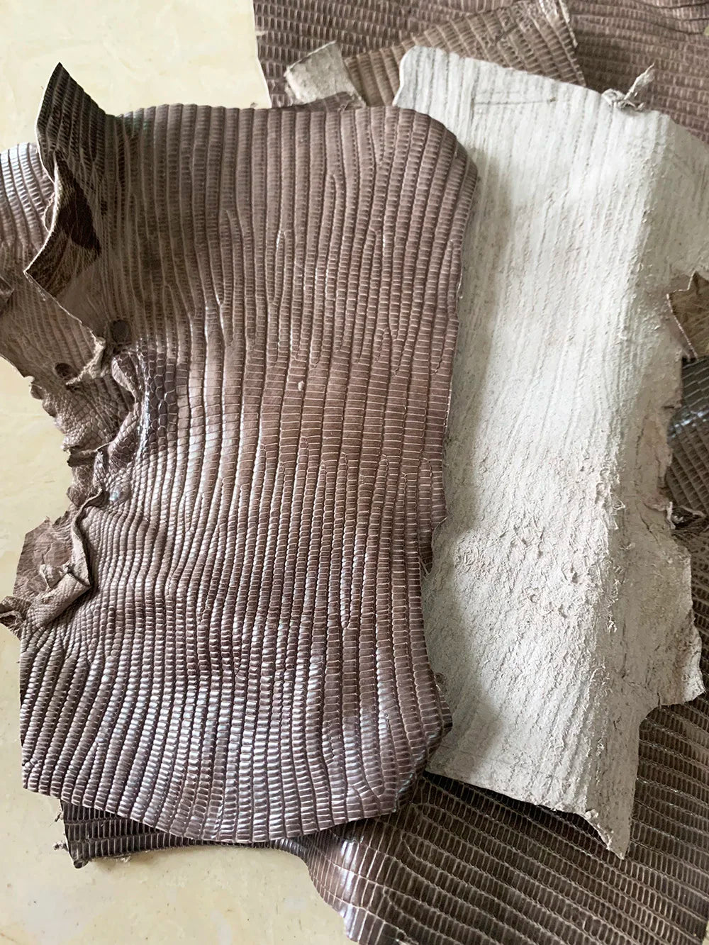 Natural Lizard Skin Leather for Phone, Pendant, Leather Bag, Shoe Belt, DIY, Handmade Leather Materia