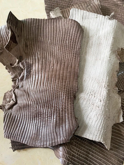 Natural Lizard Skin Leather for Phone, Pendant, Leather Bag, Shoe Belt, DIY, Handmade Leather Materia